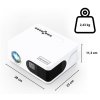 Zenwire E601H LED projektor WiFi Android TV FULL HD 4K Automatické zaostrovanie
