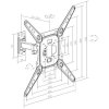 uchwyt tv getfort ledlcd 2365 cali 30kg vesa 400x400 fullmotion 202130f6e48a3