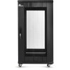 GETFORT 19" rack 22U 600x800 Perforovaná stojatá skriňa