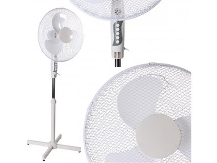 Stojanový ventilátor W-002 Bílá