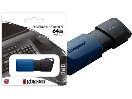 Flash disk Kingston Data Traveler Exodia M 64GB USB3.2 Gen1