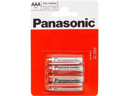 Baterie R03/4BP (AAA) PANASONIC (blistr 4 ks)