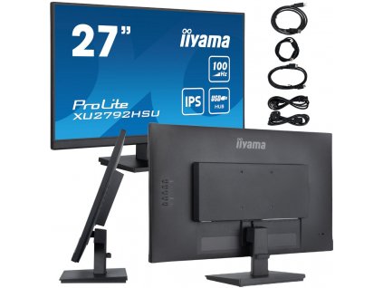 LED monitor IIYAMA XU2792HSU-B6 27" Ultra Slim IPS USB + záruka 24/7