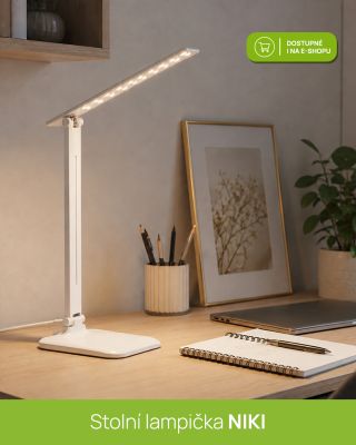 💡 Práce, čtení nebo večerní pohoda? Jedna lampa. Jediný dotyk. A světlo přesně podle Vašich potřeb. ✨ 🛒 www.eltym.cz...
