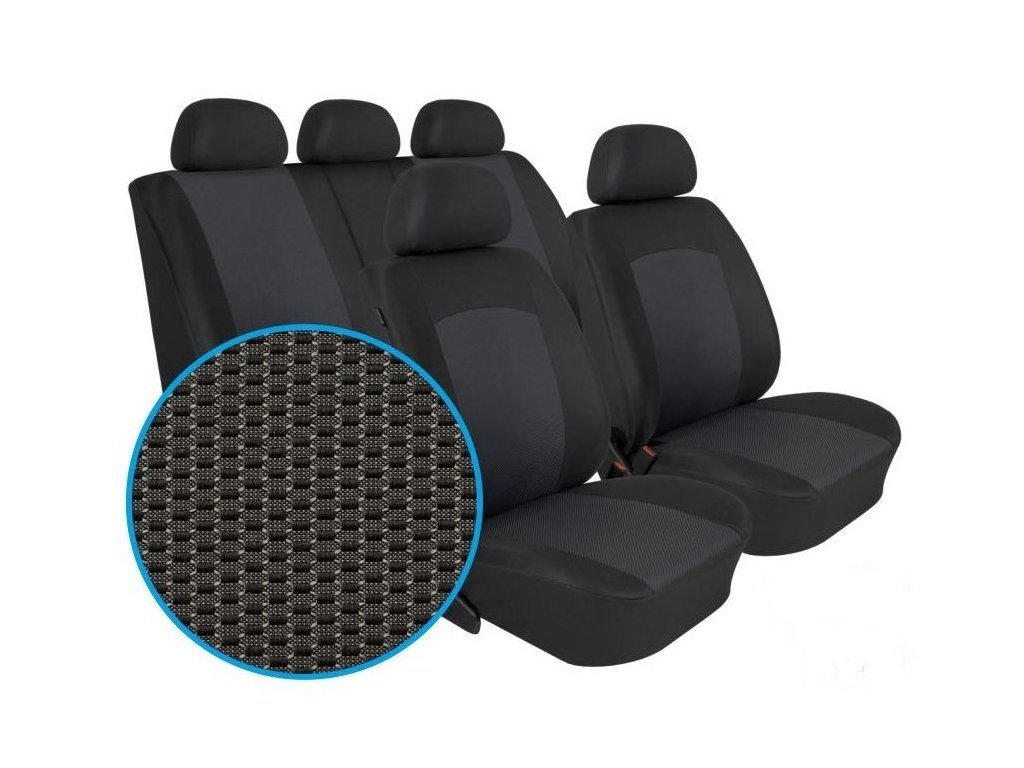 Autopotahy KIA SPORTAGE III, od r. 2010, Dynamic grafit SIXTOL