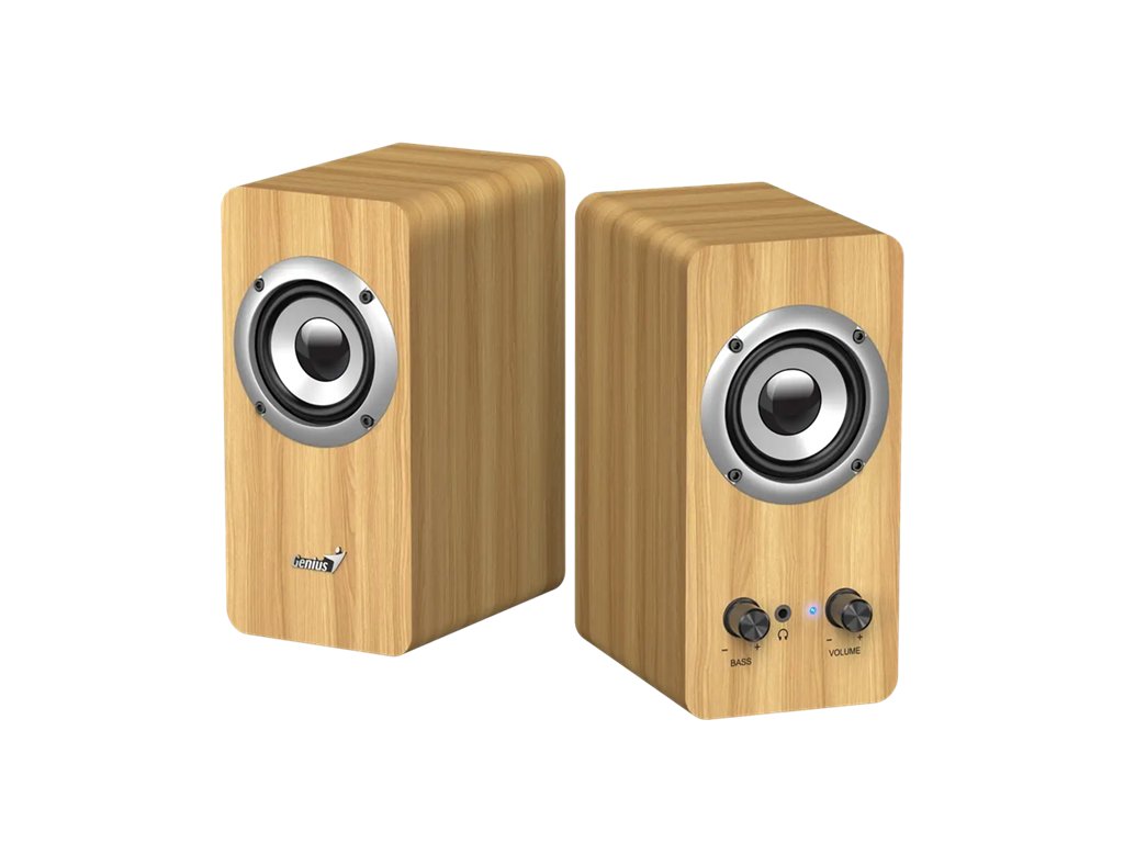 GENIUS SP-HF400 reproduktory, svetlé drevo