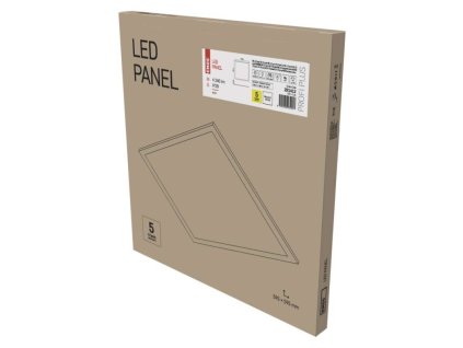 LED panel PROXO60×60, štvorcový vstavaný biely, 40W neutrálna b.