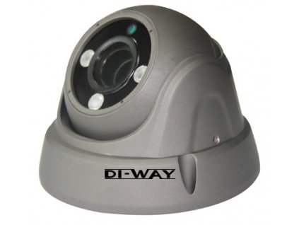 DI-WAY AHD anti-vandal vonkajší dome IR kamera 720P, 2,8-12mm, 30m, 3x Array