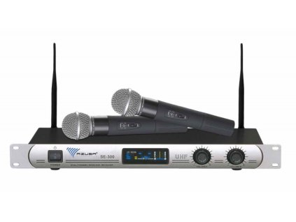 Mikrofon bezdrôtový UHF SE-300 2-kanal.