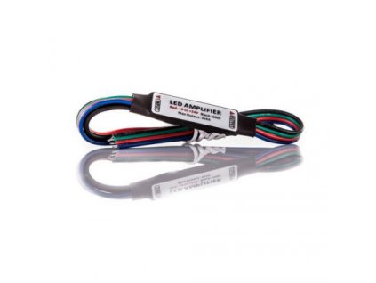 Priebežný zosilňovač pre RGB LED pásy 12A
