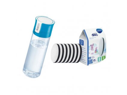 Brita Fill Go Vital filtrační láhev modrá 0,6 l + 7 ks filtru