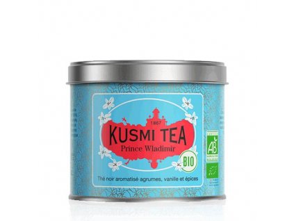 Kusmi Tea Organic Prince Vladimir, sypaný čaj v kovové dóze (100 g)