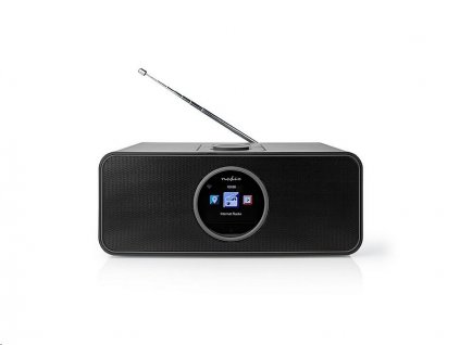 Internetové rádio NEDIS RDIN4000BK | 42 W | FM | Bluetooth® | DO | Čierna