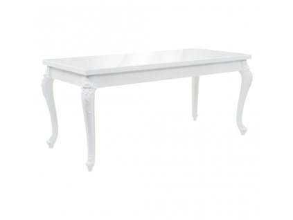 Multidom Jedálenský stôl 179x89x81cm vysokoleský biely