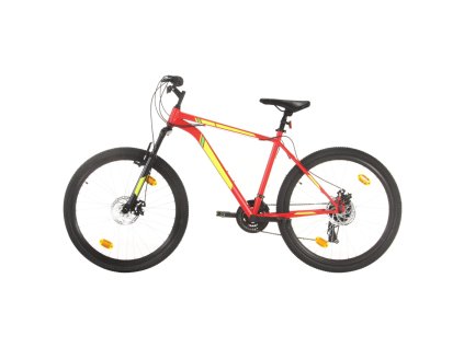 Multidom Horský bicykel 21 rýchlostí 27,5" koleso 42 cm rám červený