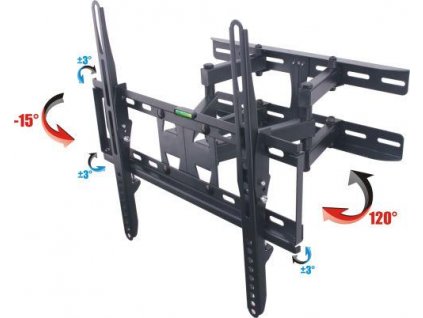 OPTICUM MERCURY BLACK 23"-65" flexi, držiak TV