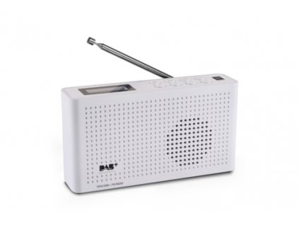 OPTICUM prenosné rádio DAB+/FM TON3 biele