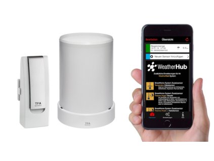 31.4003.02 TFA WeatherHub SET3 Bezdrôtový Monitor Klímy