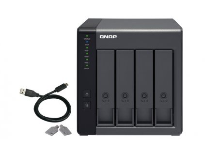 QNAP TR-004 rozširovacia jednotka pre PC alebo QNAP NAS (4x SATA / 1 x USB 3.0 typu C)