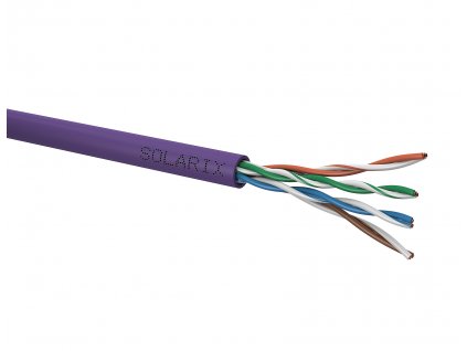 Instalační kabel Solarix CAT5E UTP LSOH D<sub>ca</sub>-s1,d2,a1 350 MHz 100m/box SXKD-5E-UTP-LSOH