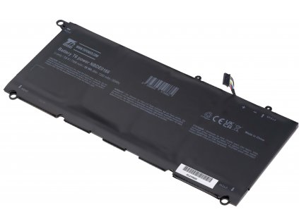 Baterie T6 Power Dell XPS 13 9343, XPS 13 9350, 7368mAh, 56Wh, 4cell, Li-pol