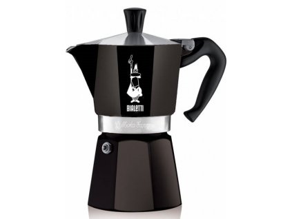 Bialetti Moka Express čierna na 6 šálok