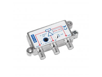 Rozbočovač TV RTA 120 -aktív.2xOUT