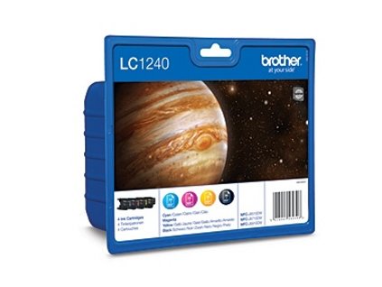 LC-1240VALBP (atrament multipack-čierna+tri farby)