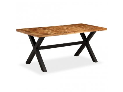 Multidom Jedálenský stôl, masívne akáciové a mangovníkové drevo, 180x90x76 cm