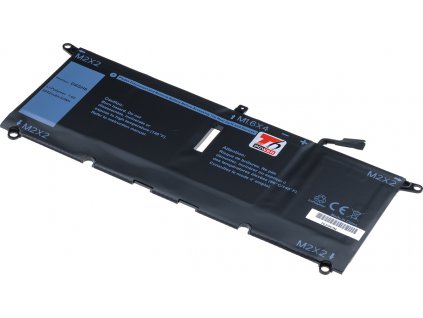 Baterie T6 Power Dell XPS 13 9370, 9380, Vostro 5390, Inspiron 5390, 6840mAh, 52Wh, 4cell, Li-pol