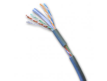 DATACOM UTP flex, Cat6 PVC, sivý, 100m, lanko