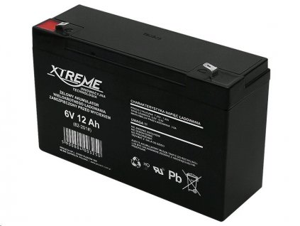 Batéria olovená 6V/12Ah Xtreme 82-201/Enerwell gélový akumulátor