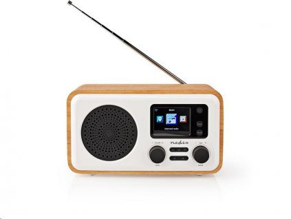 Internetové rádio NEDIS RDIN2000WT, DAB+ a FM, USB, Bluetooth