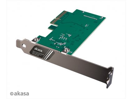 AKASA PCIe karta USB 3.2 Gen 2x2 interný konektor