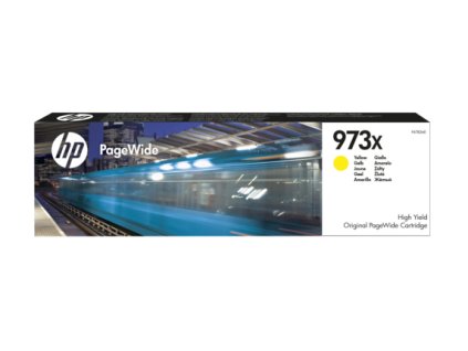 HP 973X žltá atramentová kazeta, F6T83AE