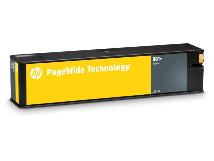 HP 981Y - žltá atramentová kazeta, L0R15A