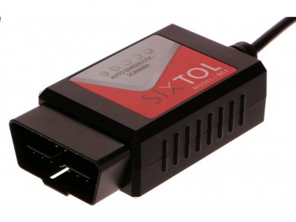 Diagnostika automobilov SIXTOL SC1 OBD2 USB + Touchscan CZ