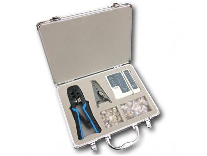 NETWORK KIT (TESTER, krimp 8p + 6p, Stripper, plugy)
