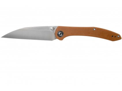 CIVIVI C20004-2 Hadros Satin/Brown vreckový nôž 8,5 cm, hnedá, Micarta