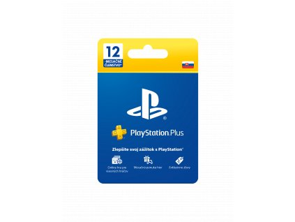 PlayStation Plus členstvo 12 mesiacov SK