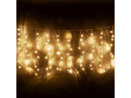 Svetelný záves 5m (330LED) teplý biely, IP44, spojovateľný