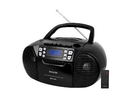 SPT 3907 B CD PLAYER/FM/BT/TAPE SENCOR
