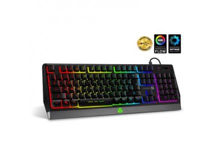 CONNECT IT BATTLE RGB herní klávesnice (CZ+SK verze), ČERNÁ
