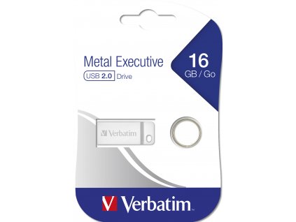 VERBATIM Store 'n' Go Metal Executive 16GB USB 2.0 stříbrná