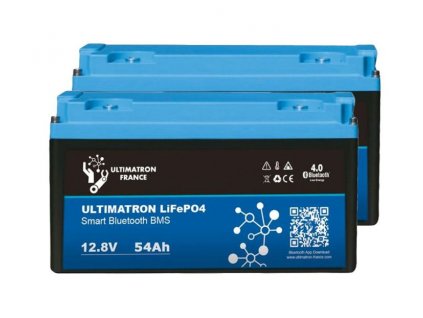 Batéria LiFePO4 12,8V 54Ah Ultimatron YX Smart BMS