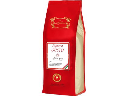 Caffellini Espresso Gusto, 1kg zrnková, 70 % arabica, 30 % robusta