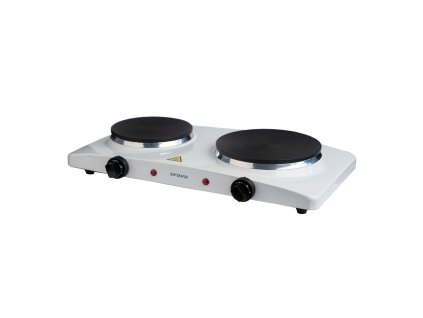ORAVA VP-91 W Elektrická dvojplatnička s priemerom 155 mm a 185 mm, biela