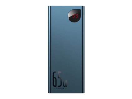 Powerbank Baseus Adaman Metal 20000mAh PD QC 3.0 65W 2xUSB + USB-C + micro USB (modrá)