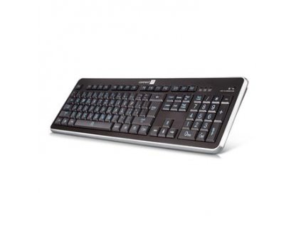 CONNECT IT LED bíle podsvícená klávesnice s VELKÝM fontem, USB