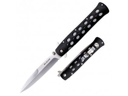 Cold Steel 26SP Ti-Lite 4" Zy-Ex™ Handle Handle taktický nôž 10,2 cm, čierna, Zy-Ex